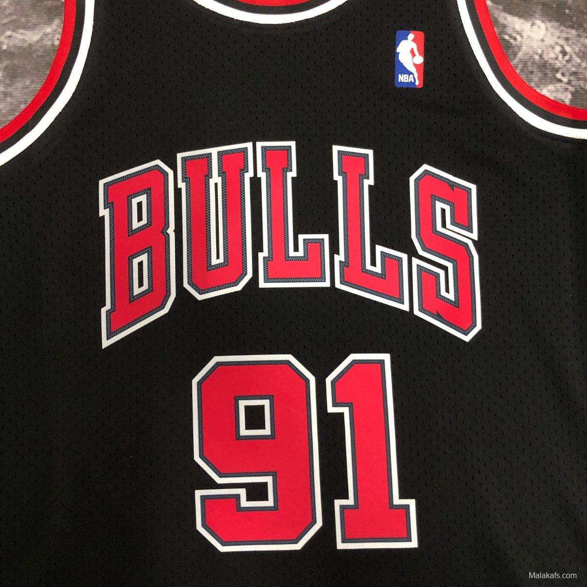 Chicago Bulls Dennis Rodman #91 Mitchell & Ness 1997/98 Hardwood Classics Jersey