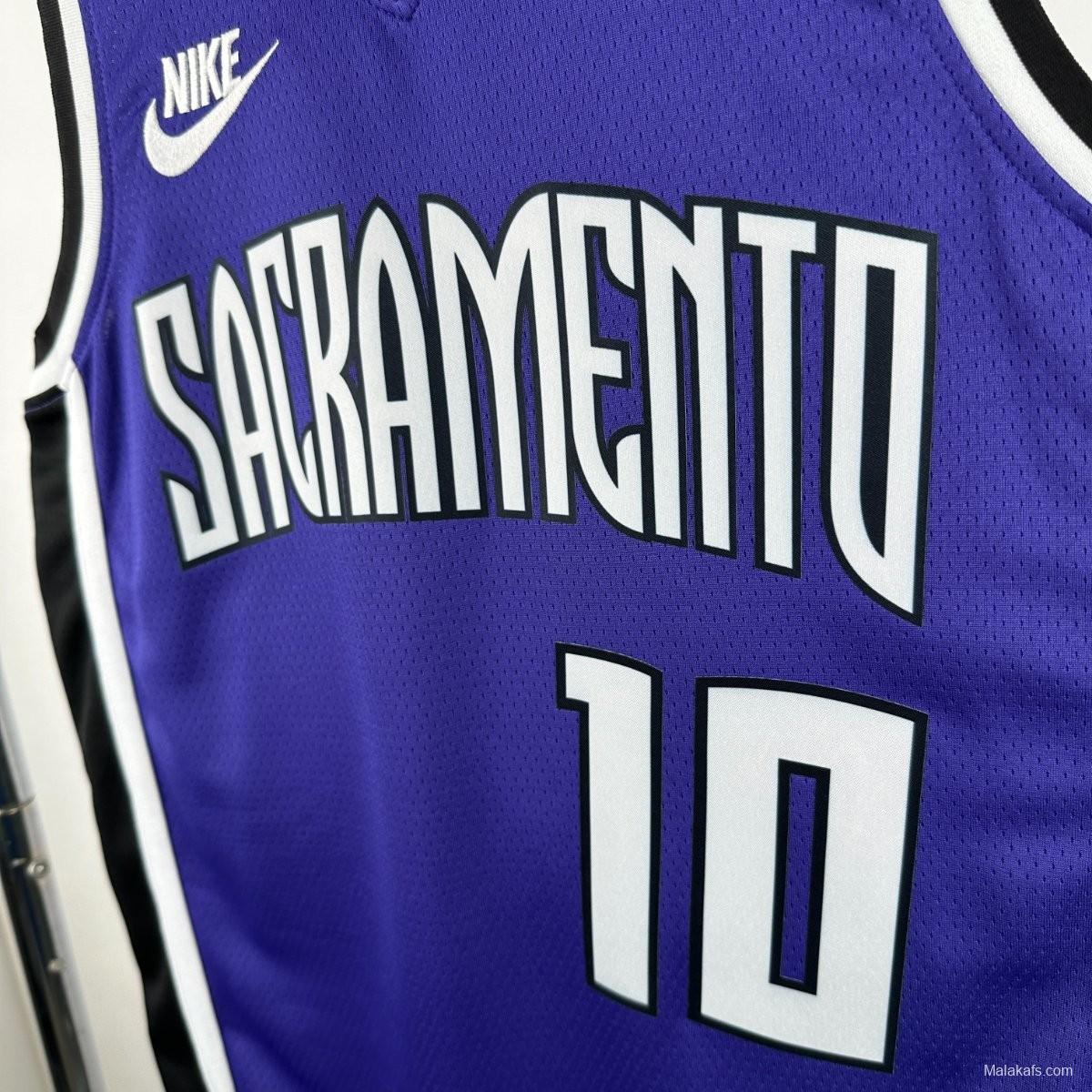 Sacramento Kings DeRozan #10 2024/25 Classic Edition Jersey