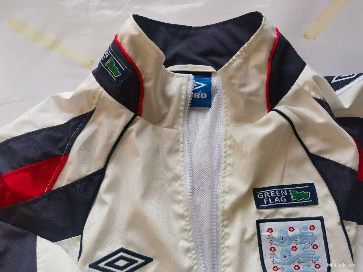 2024 England White Windbreaker