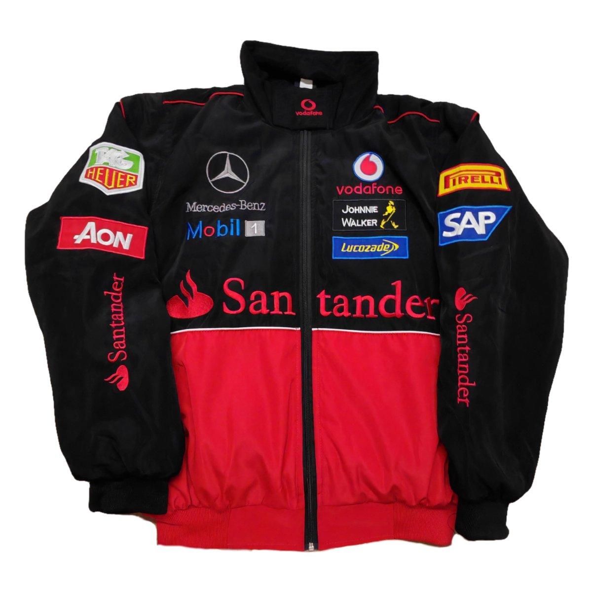 F1 MOTO Jacket Ebroidered Cotton Padded F 1 Racing Jacket