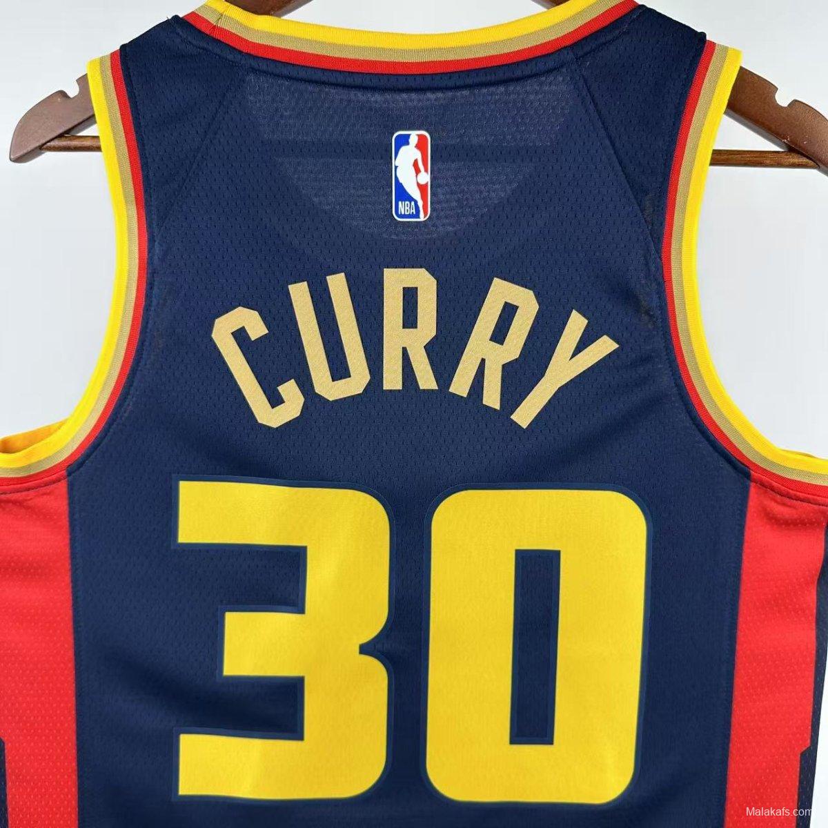 Golden State Warriors #30 Curry 2024/25 City Edition Jersey