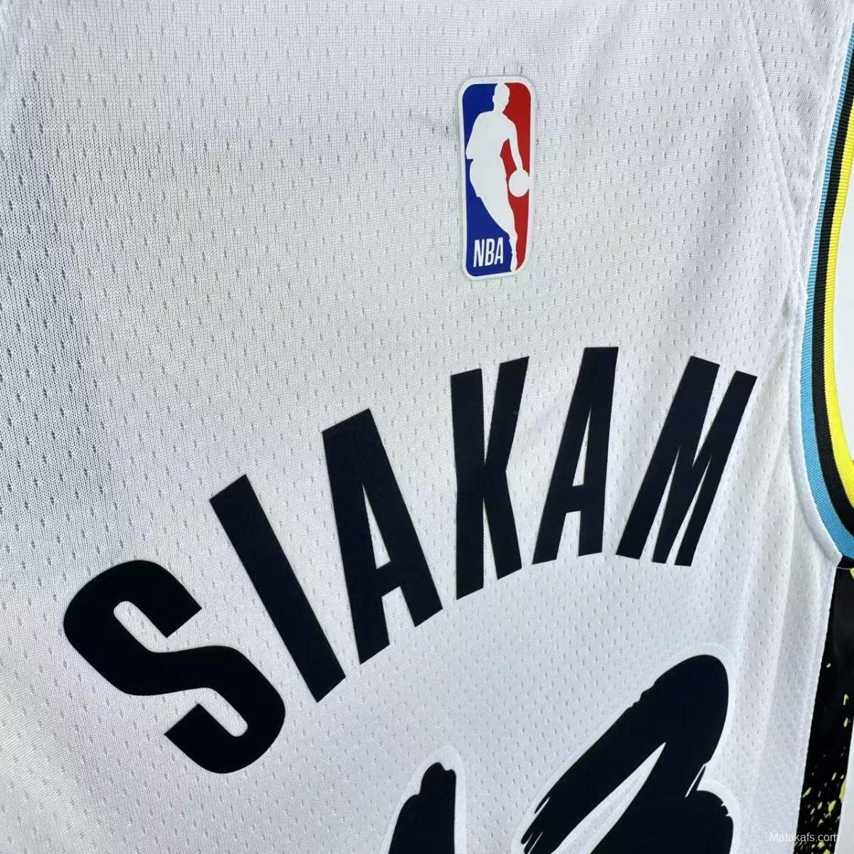 Indiana Pacers Siakam #43 2024/25 City Edition Jersey