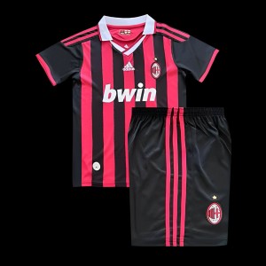 Retro Kids 09/10 AC Milan Home Jersey