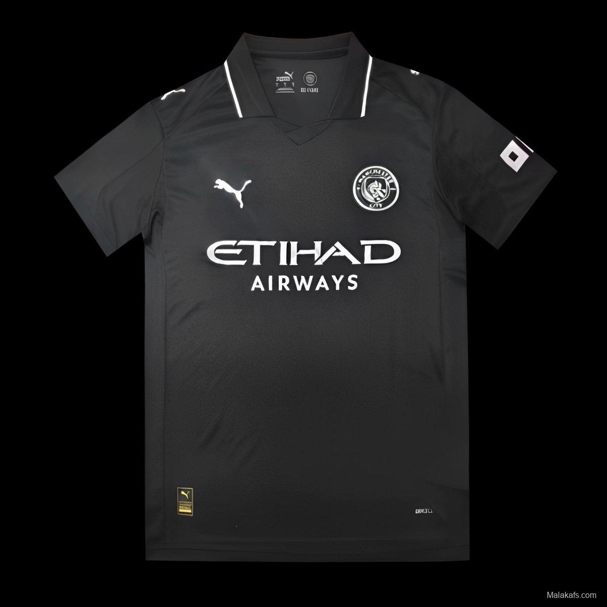 25/26 Manchester City Black Concept Jersey