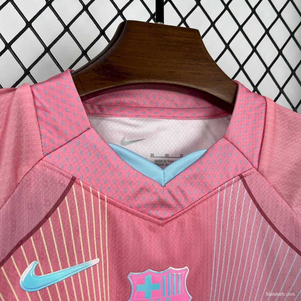 25/26 Kids Barcelona Pink Special Jersey