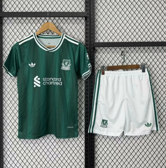 25/26 Kids Liverpool Third Green Jersey