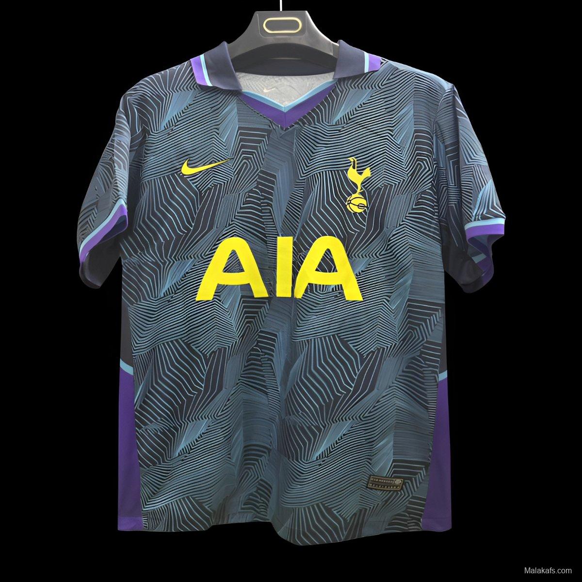 25/26 Tottenham Grey with Geometric Pattern Jersey