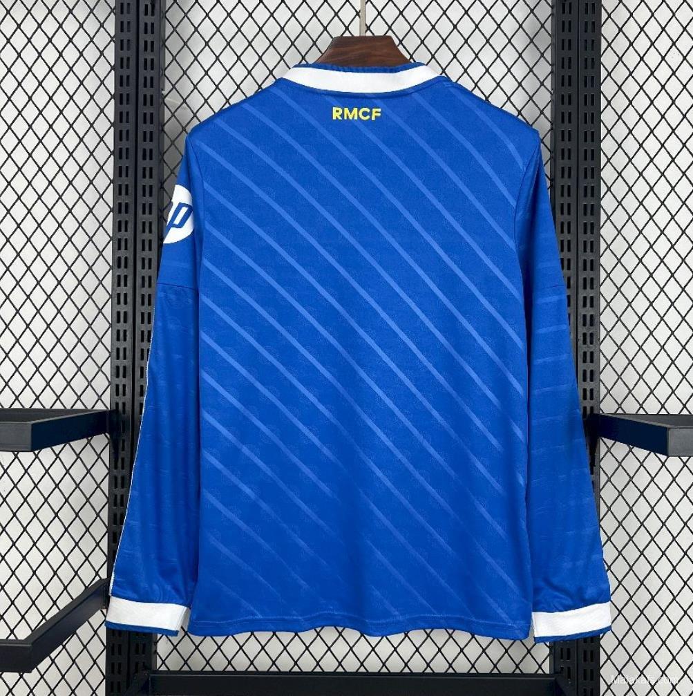 25/26 Real Madrid Third Blue Long Sleeve Jersey