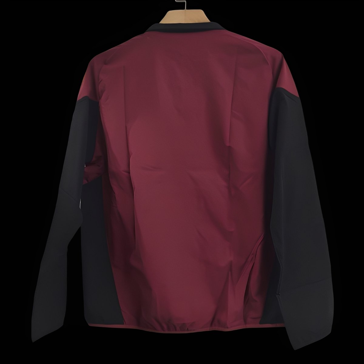 25/26 Roma Wine/Black Full Zipper Windbreaker