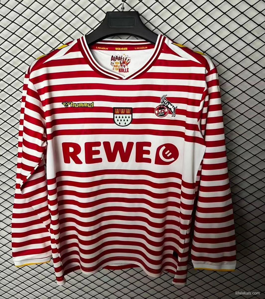 25/26 Koln Carnival White/Red Special Long Sleeve Jersey