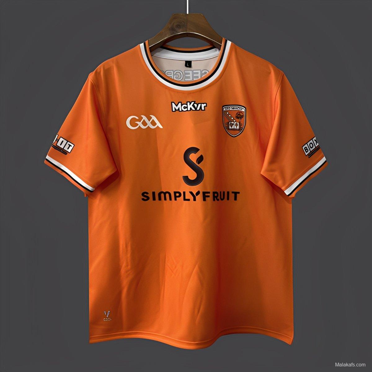 25/26 Armagh GAA Orange with White Trim Jersey