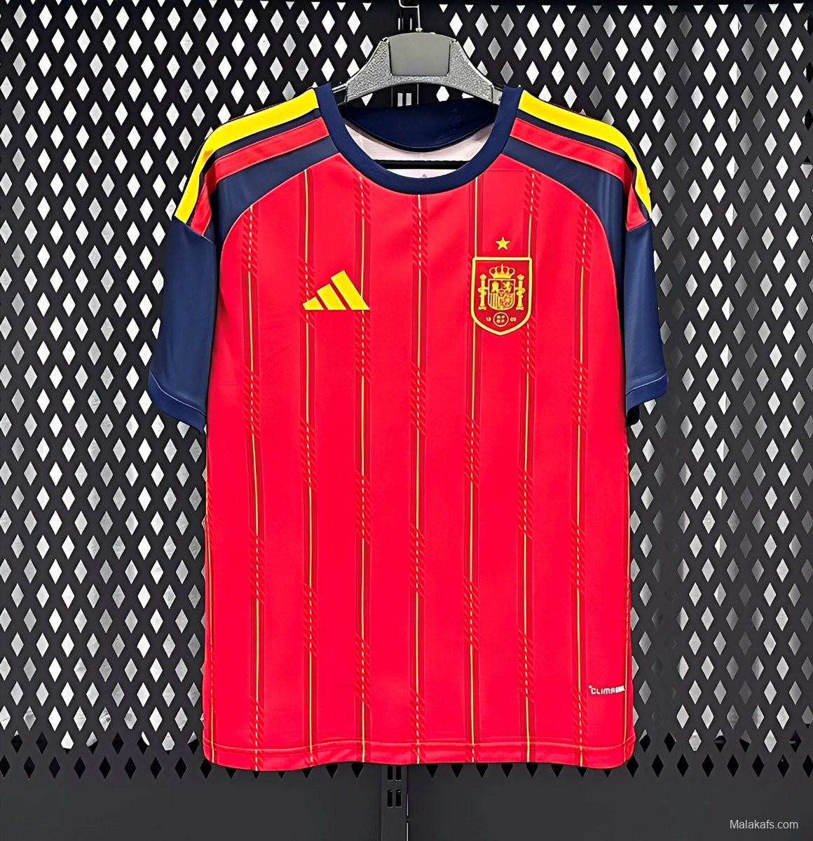 2026 Mens Spain World Cup Home Jersey