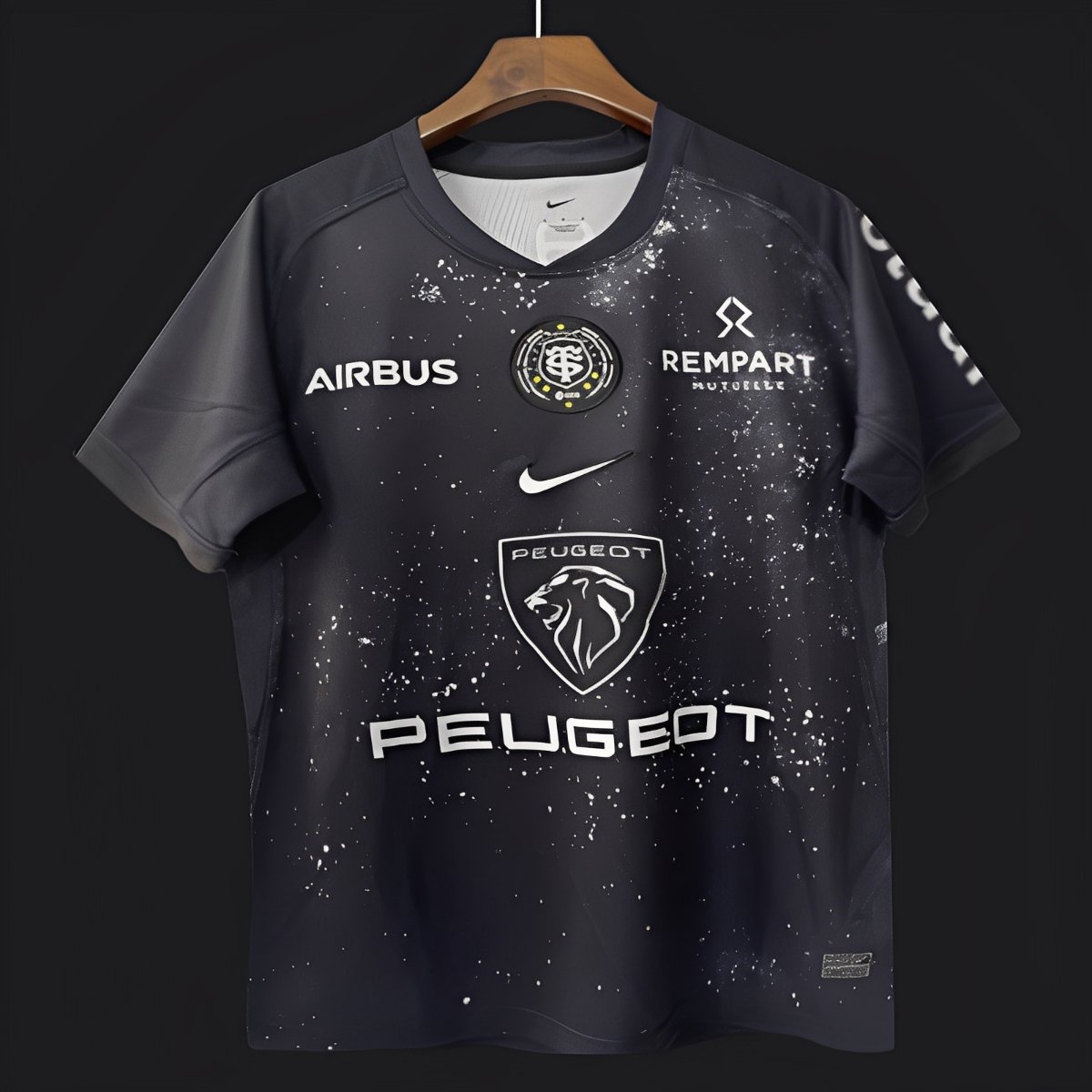 25/26 Toulouse Black with Galaxy Splatter Jersey