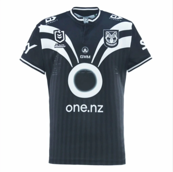 25/26 Kids New Zealand Warriors Navy with White Diagonal Stripes Jersey
