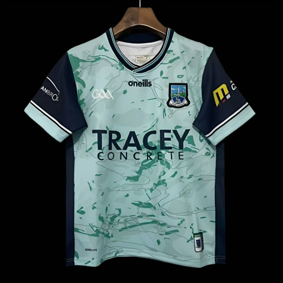 25/26 Fermanagh GAA Mint Green with Navy Trim Away Jersey