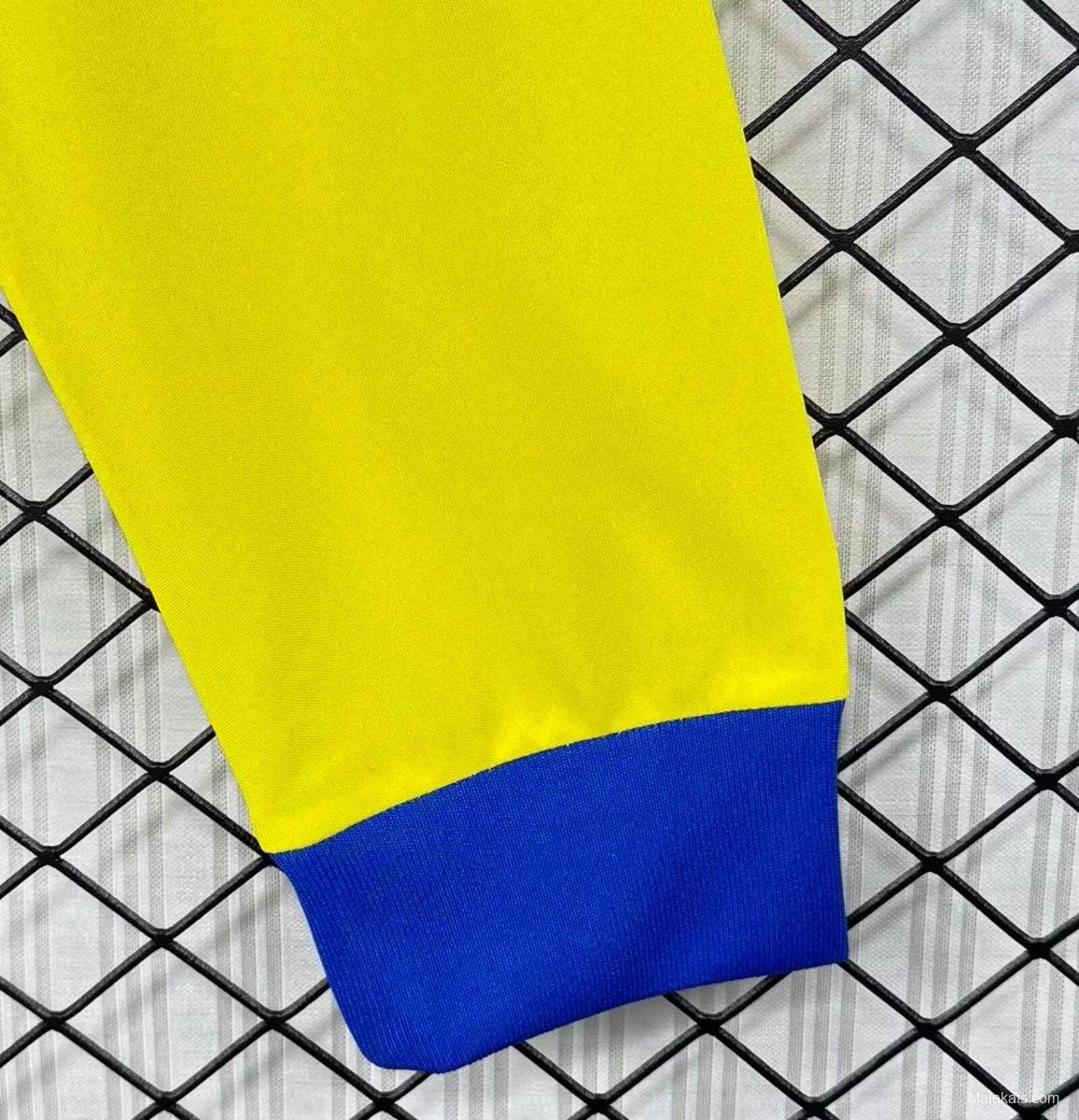 Retro 93/96 Frankfurt Away Yellow Long Sleeve Jersey
