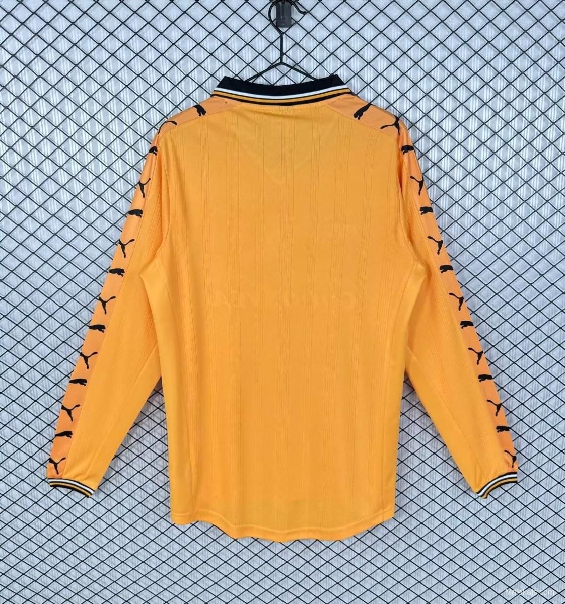 Retro 98/99 Wolverhampton Wanderers Home Long Sleeve Jersey