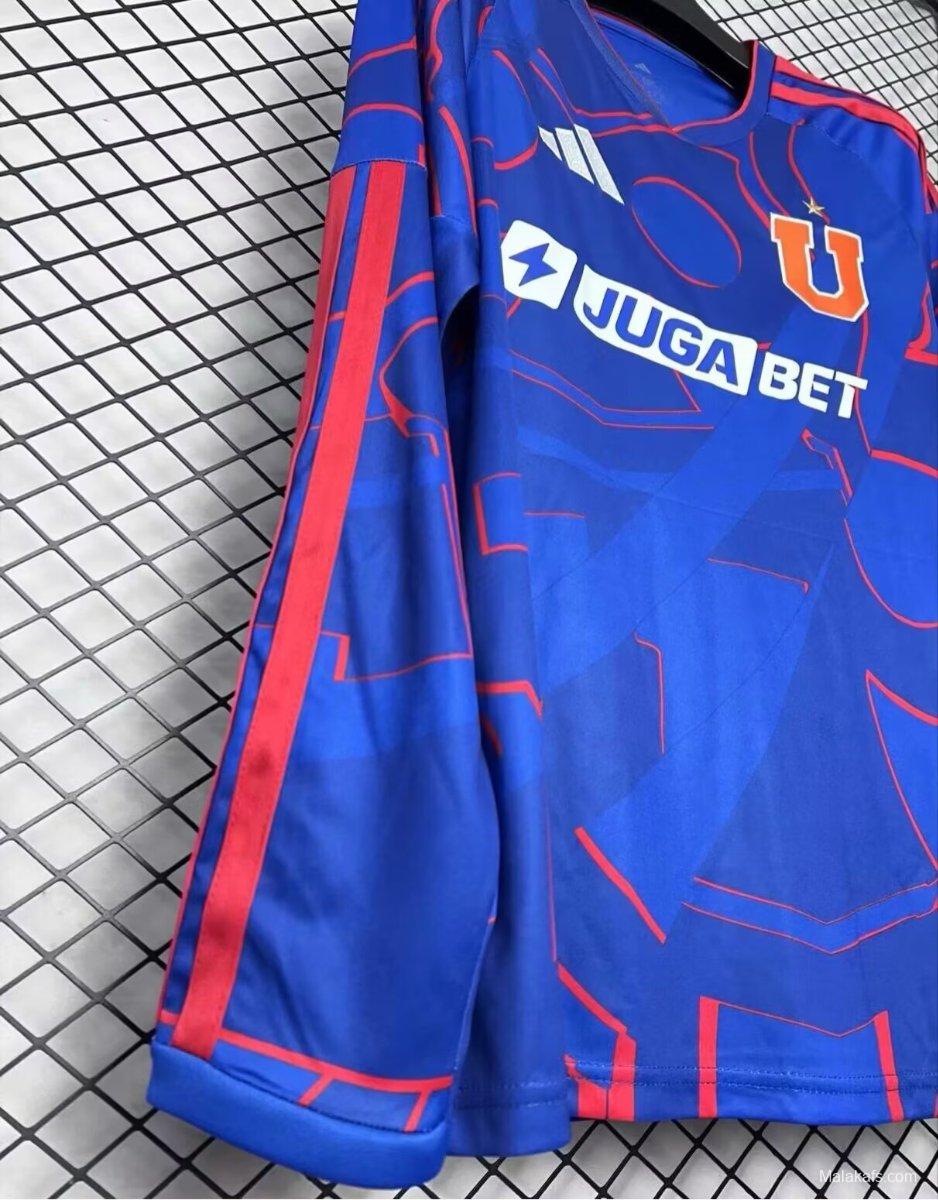 25/26 Club Universidad de Chile Home Long Sleeve Jersey
