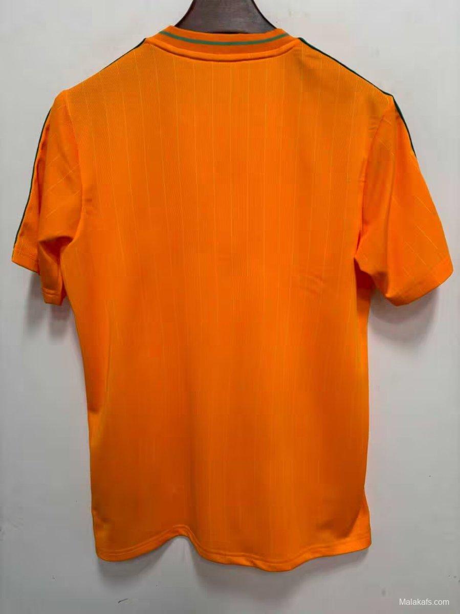2026 Ivory Coast Adidas Terrace Icons Orange Jersey