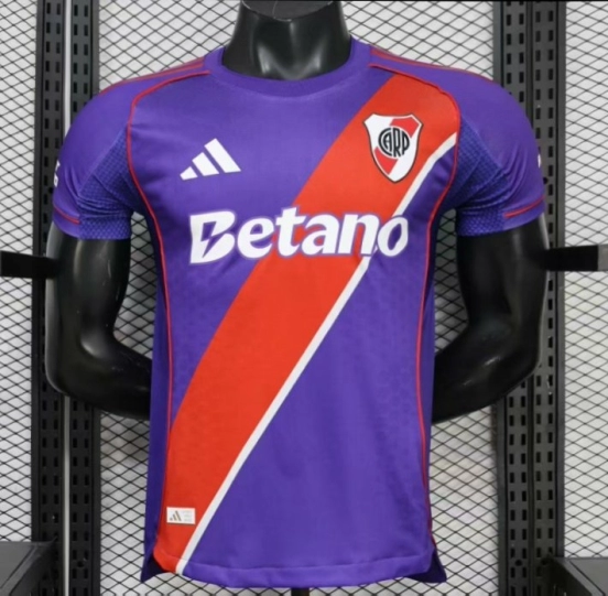 Player Version 26/27 River Plate Third Purple with Red Diagonal Sash Jersey