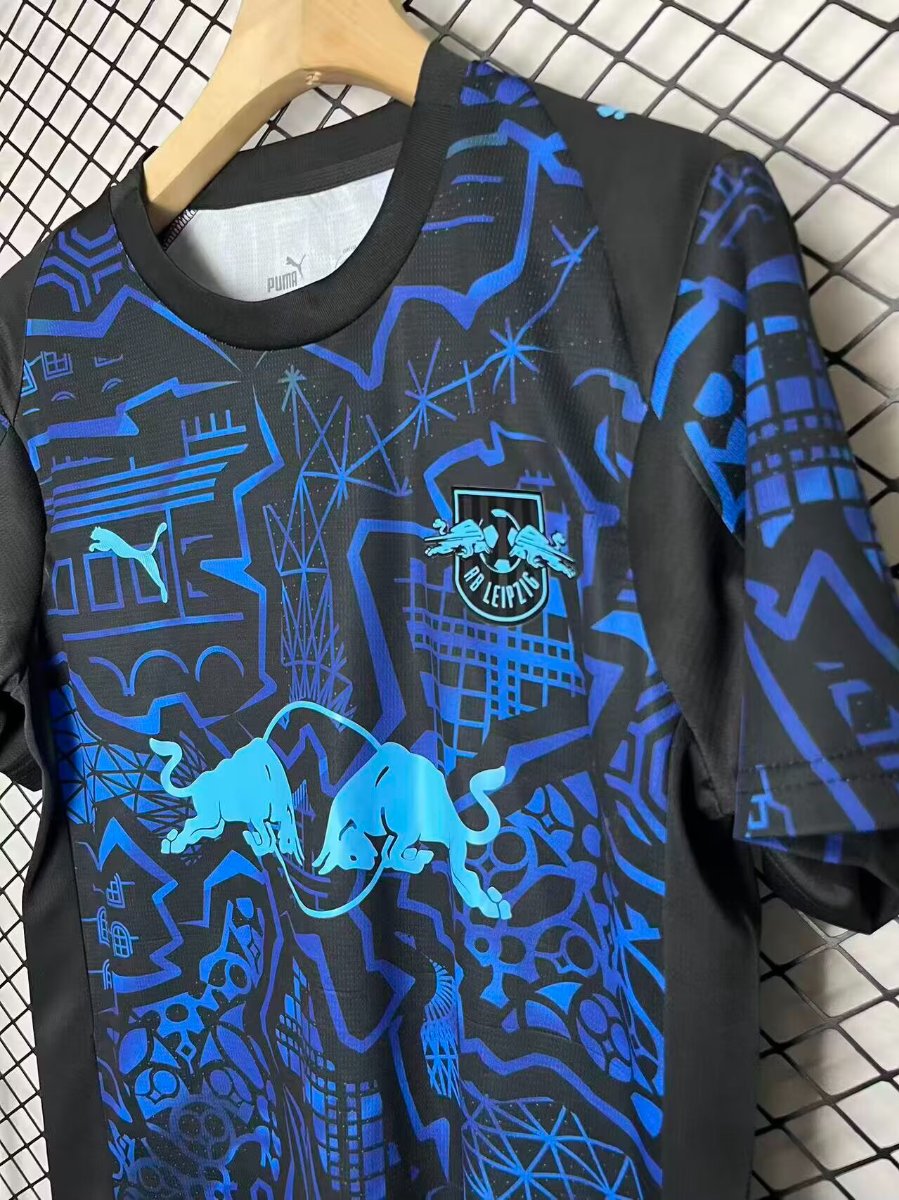 25/26 RB Leipzig Black / Blue / Sky blue Special Jersey