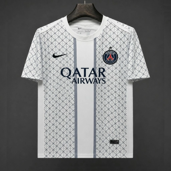 25/26 PSG Paris Saint-Germain Academy Pro Eiffel Tower Lattice Pattern Pre-Match Jersey