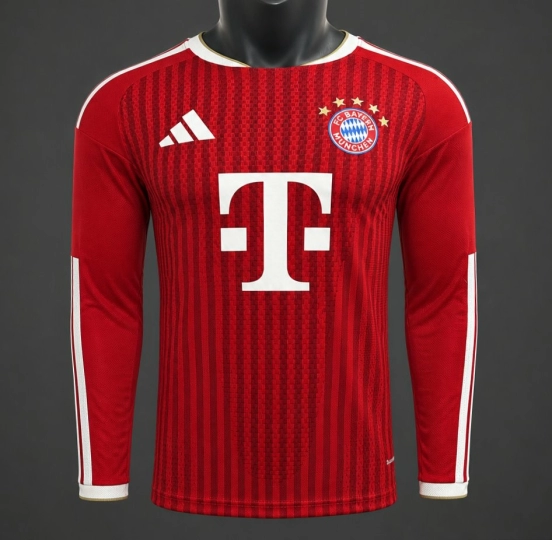 Player Version 26/27 Bayern Munich Home Long Sleeve Jersey