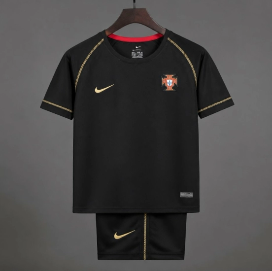 Retro Kids 2006 Portugal Away Jersey