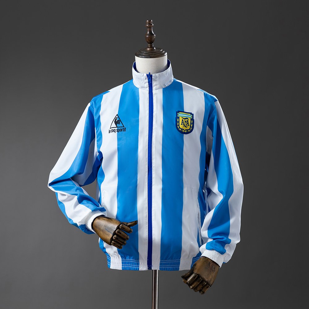 1986 Argentina Blue/White Windbreaker