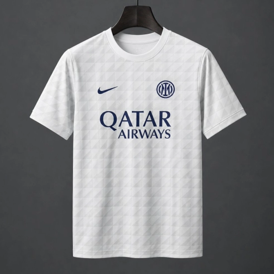 26/27 Inter Milan Gray White Pre-Match Jersey