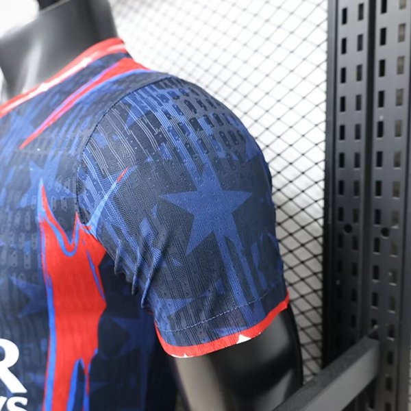 Player Version 26/27 PSG x Jordan Special Navy Blue/Red Jersey