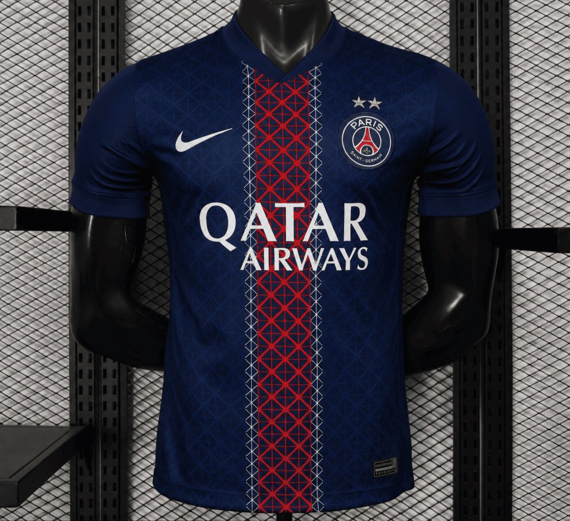 Player Version 2 Star 25/26 PSG Home Jersey With Champions of Europe 2026 Printing