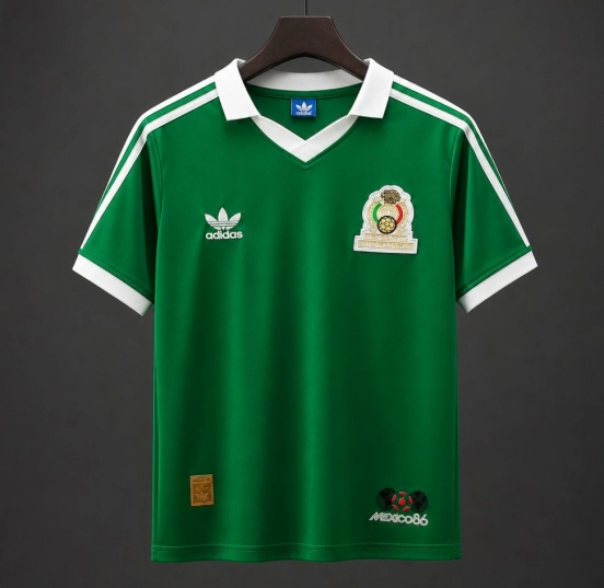 Retro 1986 Mexico Home Jersey