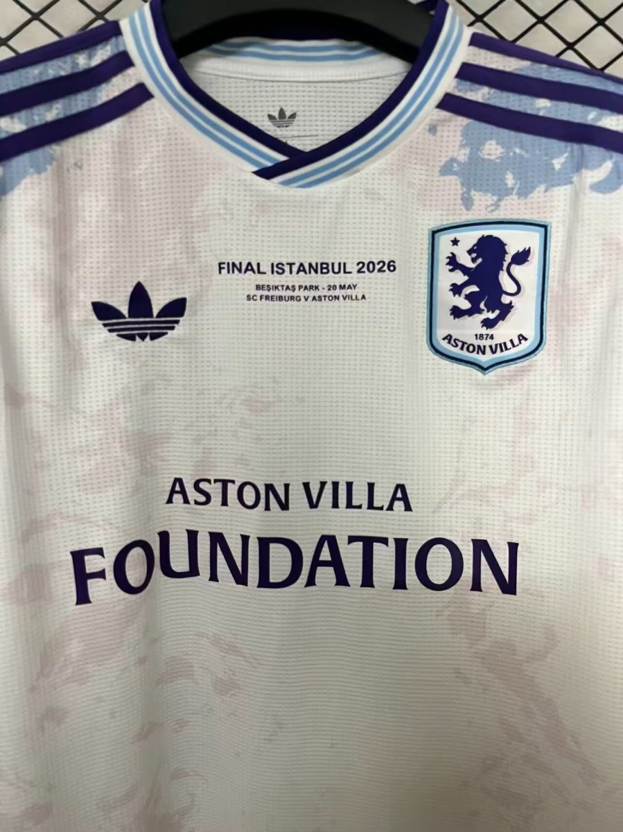 25/26 Aston Villa Europa League Final third jersey