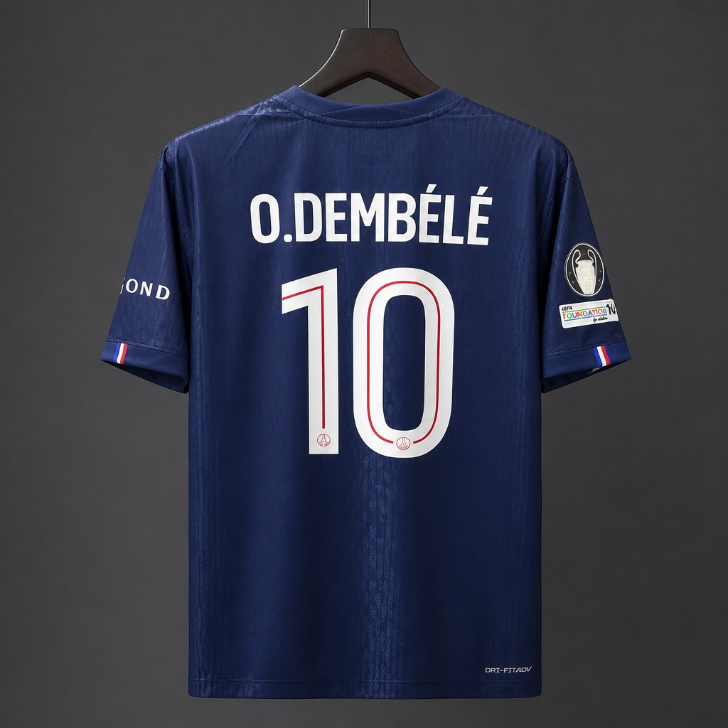 25/26 PSG Home Champions Final Match Jersey