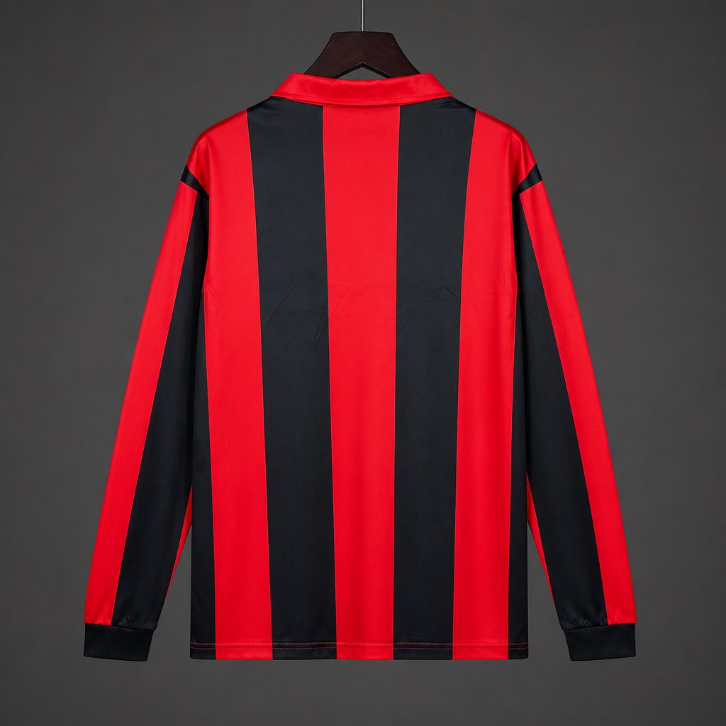 Retro 88/89 Eintracht Frankfurt Home Long Sleeve Jersey