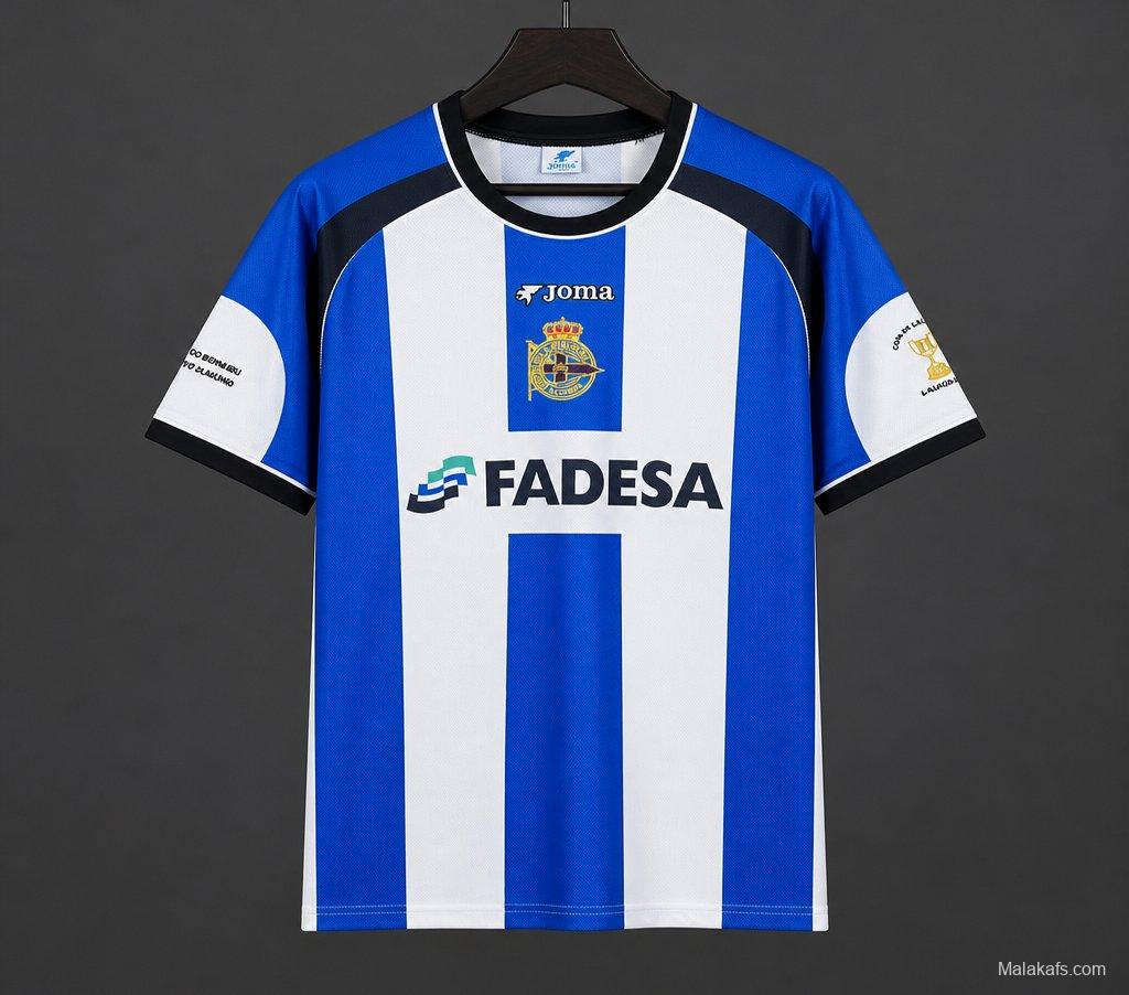 Retro 02/03 Deportivo de La Coruña Home Jersey