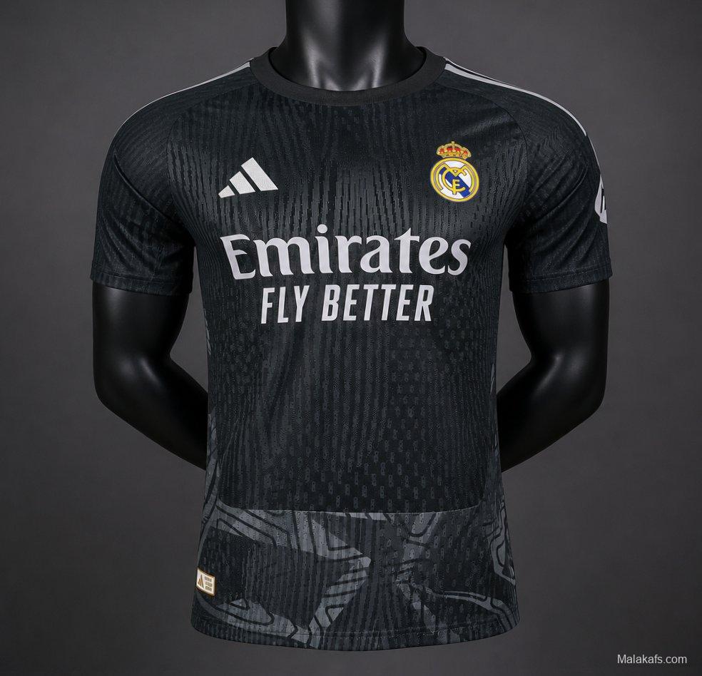 Player Version 26/27 Real Madrid Black Goalkeeper Jersey