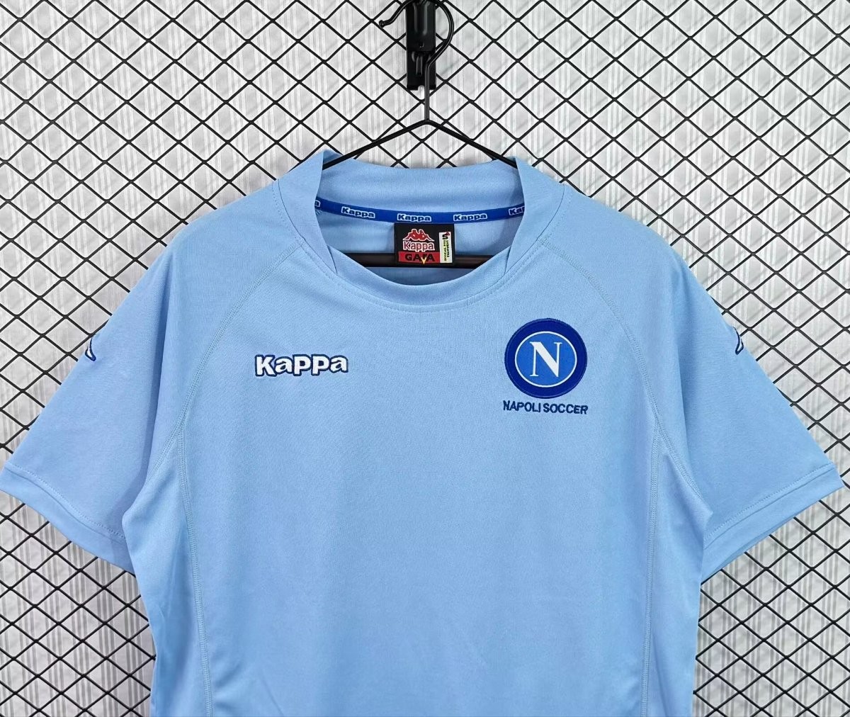 Retro 04/05 Napoli Home Sky Blue Jersey