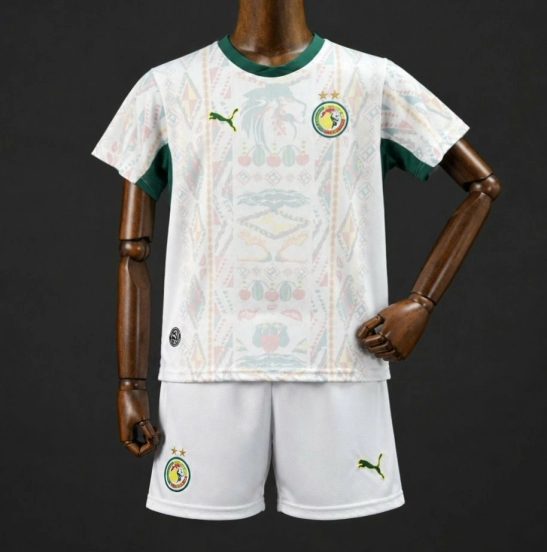 2026 Kids Senegal World Cup Home Kit