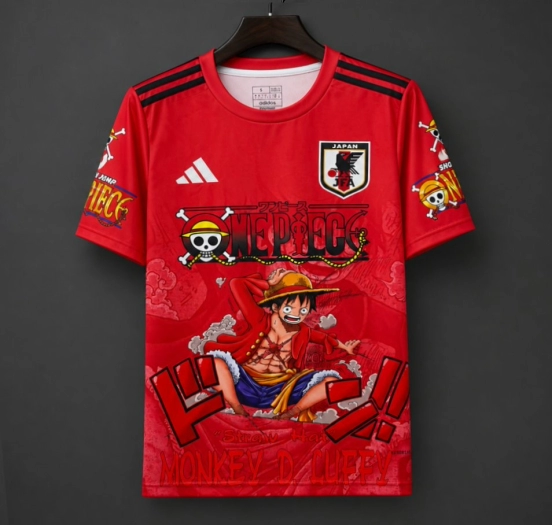 2026 Japan x One Piece Red Special Edition Jersey