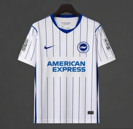 26/27 Brighton Hove Albion Away White Jersey