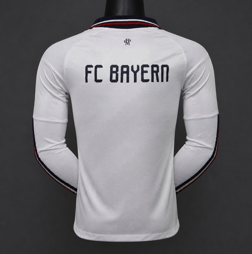 Player Version 26/27 Bayern Munich Away White Long Sleeve Jersey