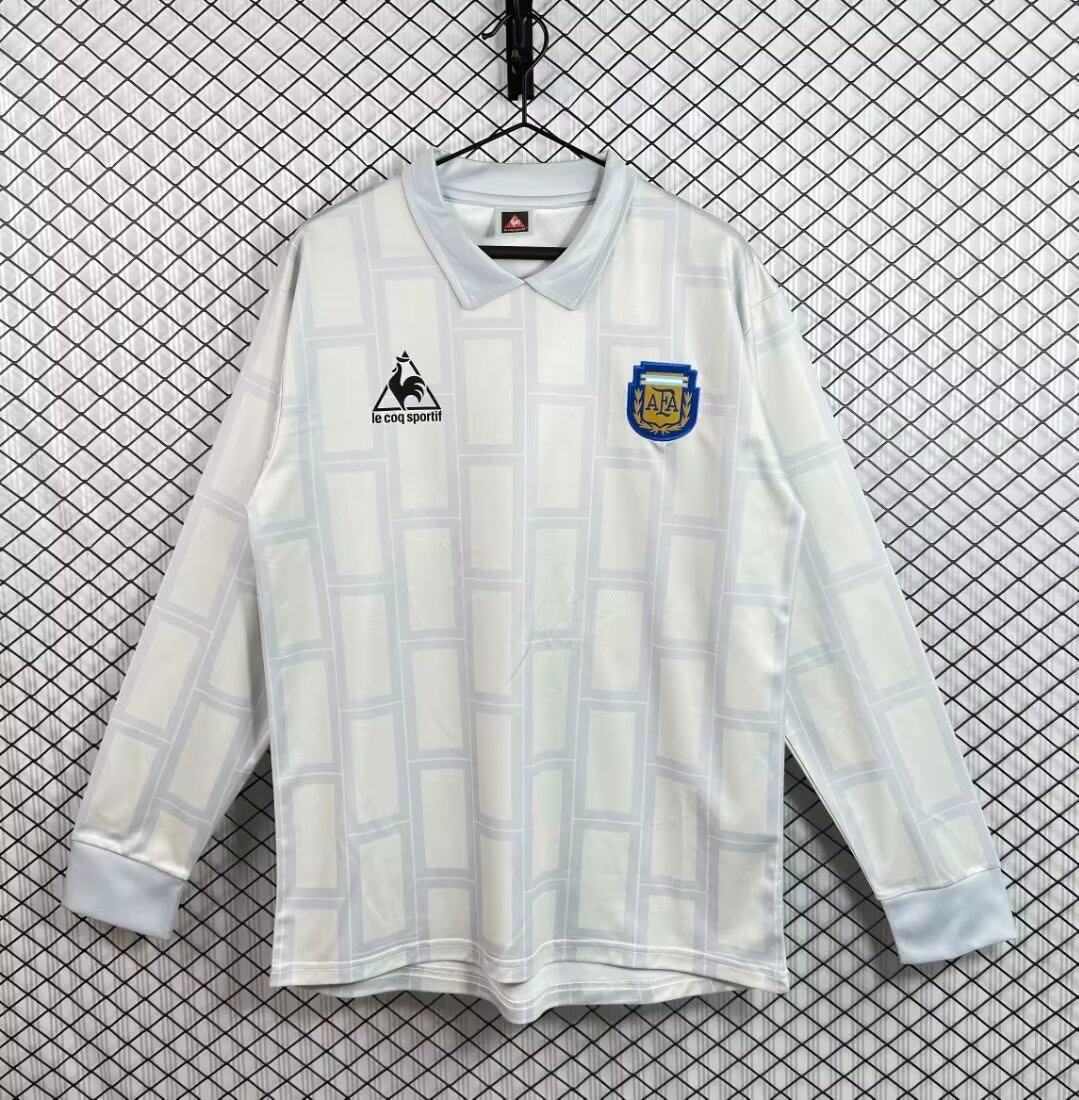 Retro 1986 Argentina Goalkeeper Long Sleeve Jersey