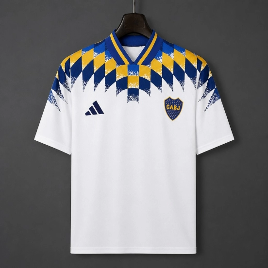 2027 Boca Juniors Travel 3 White Jersey