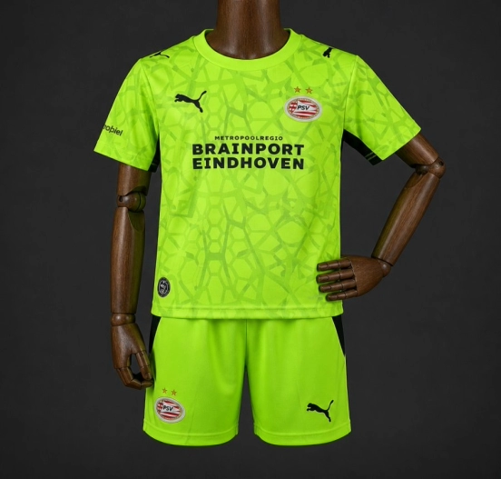 26/27 Kids PSV Eindhoven Goalkeeper 1 Light Green Jersey