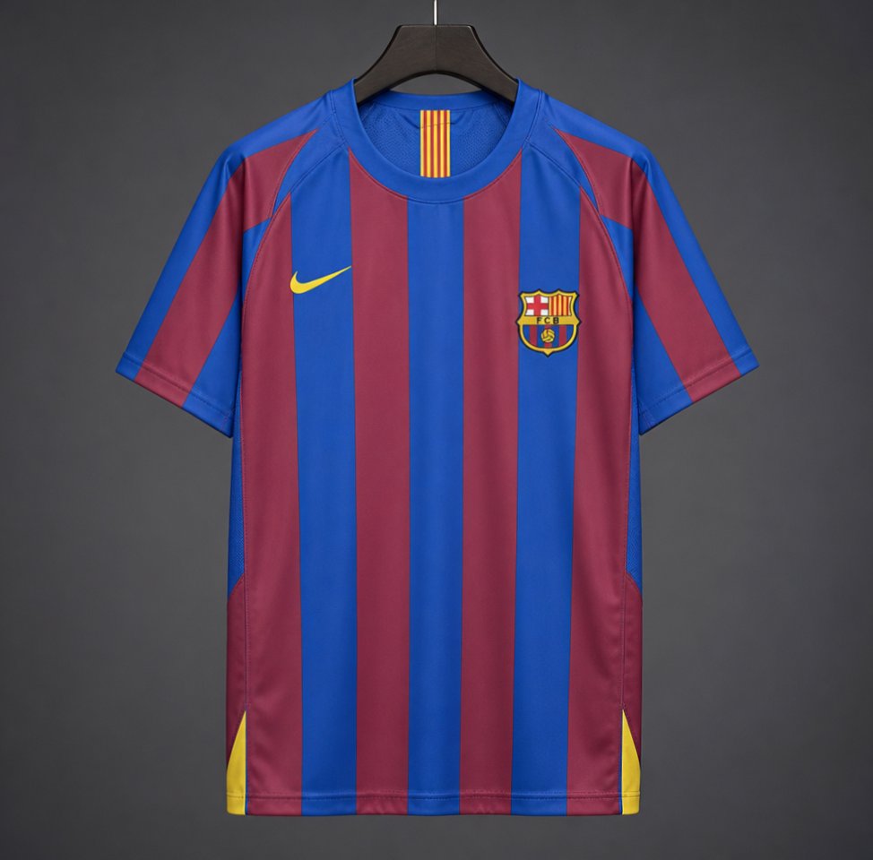 Retro 05/06 Barcelona Home League Jersey