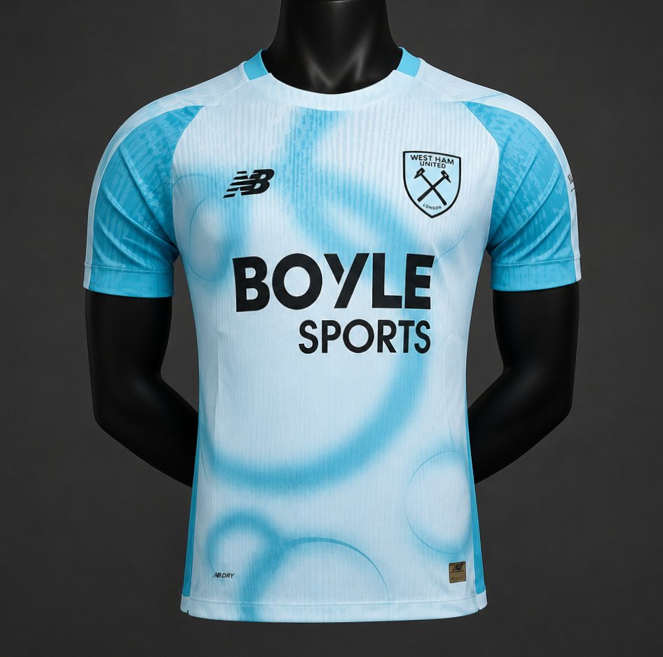 Player Version 26/27 West Ham United Third White & Blue Jersey