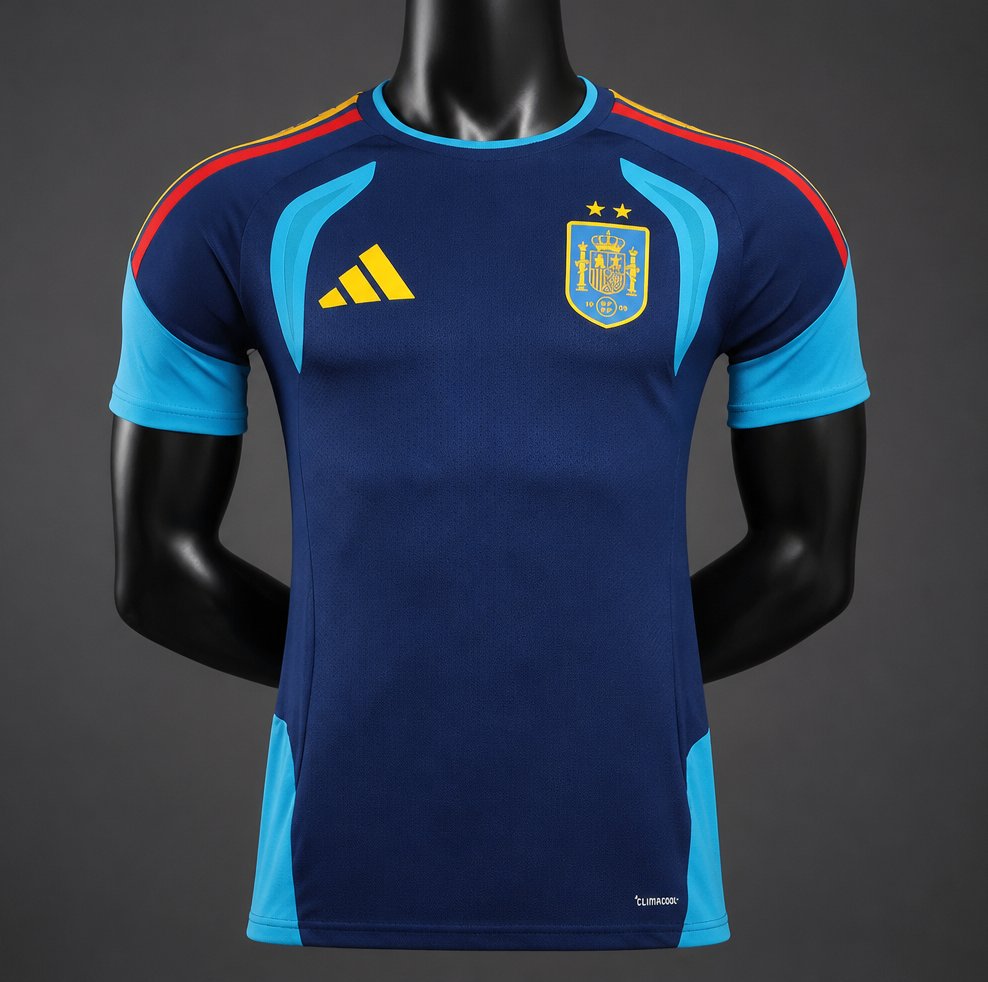 Player Version 2026  Spain National Team Third Dark Blue Jersey