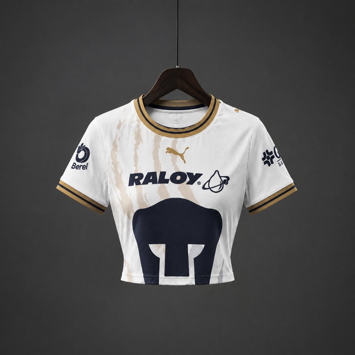 26/27 Women Pumas UNAM Away Crop Jersey